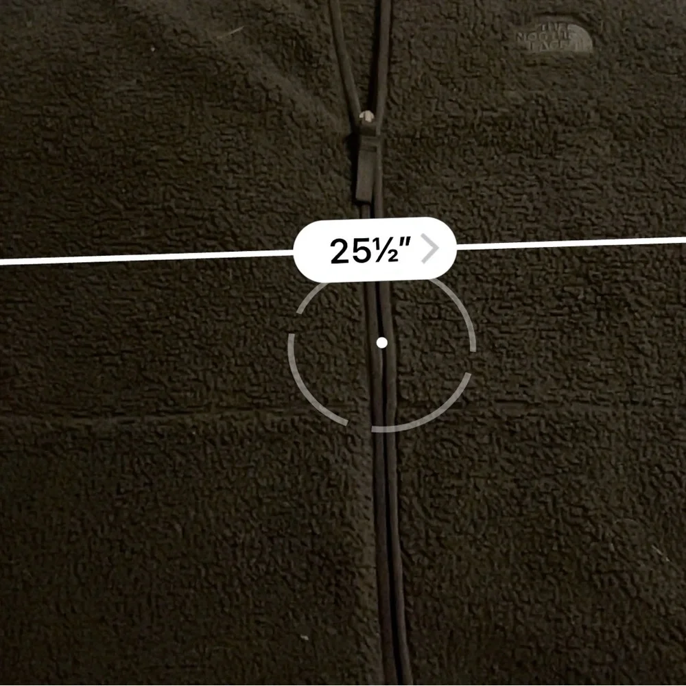 Mens North Face  Black Zip‎ Up Sherpa Jacket Size XXLT